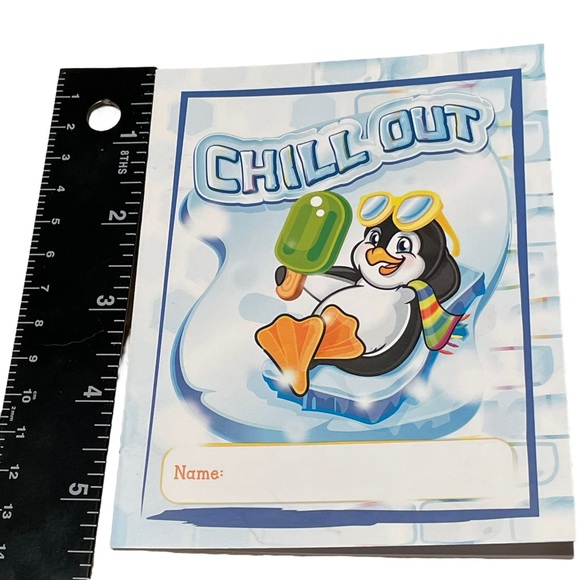 Really Good Stuff Writing Mini Journals Stickers Summer Penguins Party Favors - Picture 13 of 14